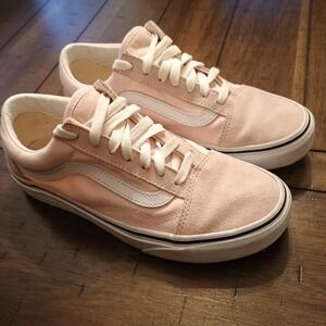 VANS Old Skool Women 5 Men 6.5 Color Theory Pink Rose Smoke Skate Sneakers Shoes